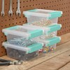 Sterilite Mini Clip Box, Stackable Small Storage Bin with Latching