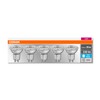OSRAM LED Base PAR16, Socket: GU10, Non-Dimmable, Cool White, Replaces