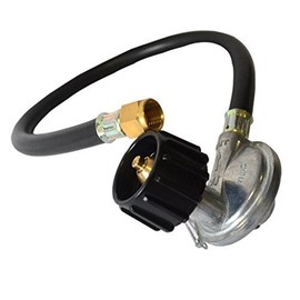 onlyfire 21-Inch Propane Hose and Regulator Kit with QCC1 Valve Assembely, CSA Certified, 3/8" Female Flare Nut
