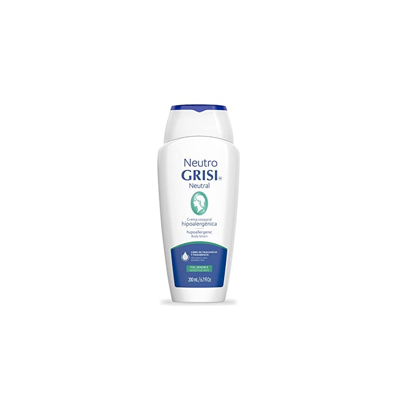 Crema corporal Grisi Neutro hipoalergénica 400 ml