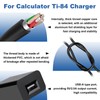 TI 84 Plus CE Charger with Cable: TI-84 Nspire Charging