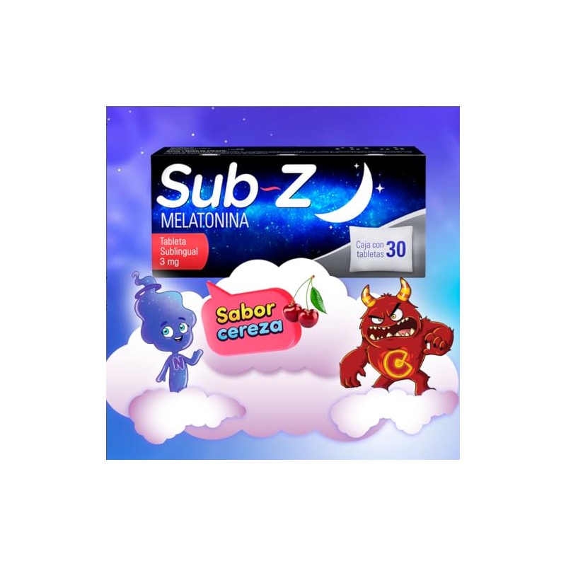 Sub Z Inductor del Sueño, 3 mg, 30 Cuenta