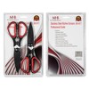 Ultra Sharp Kitchen Cooking Scissors, Heavy Duty, Serrated Stainless Steel