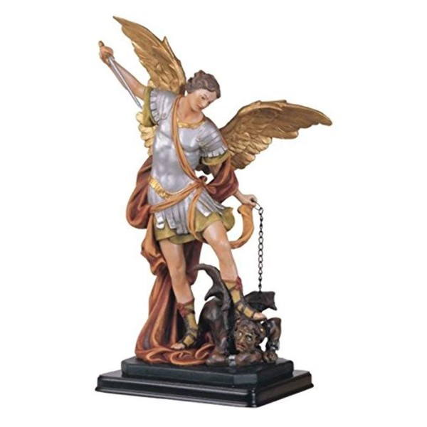 George S. Chen Imports SS-G-212.04 Saint Michael the Archangel Holy Figurine Religious Decoration, 12"