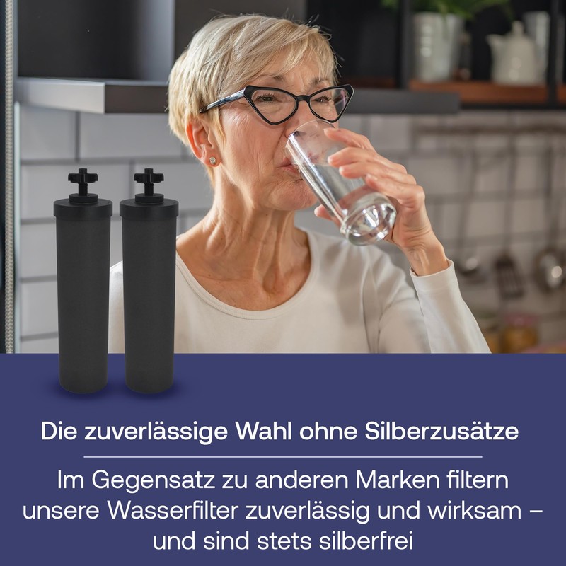 Weeplow® O'Pure Schwerkraft-Wasserfiltersysteme, kompatibel mit Berkey Travel, Big, Royal, Imperial