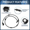 INFINAUTO ABS Raddrehzahlsensor Vorne Links Rechts ABS Sensor Antiblockiersystem Sensor