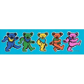 9.5" CLASSIC 1990 GRATEFUL DEAD STICKER DECAL DANCING JERRY BEAR BUMPER STICKER