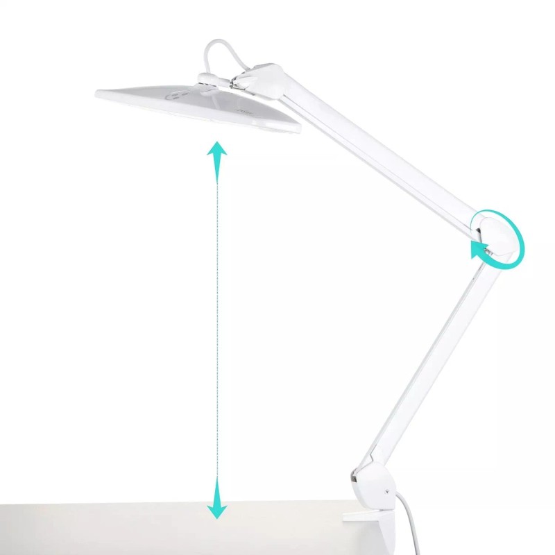 Amscope Task Lamp on Articulating Arm with Table Clamp 21W