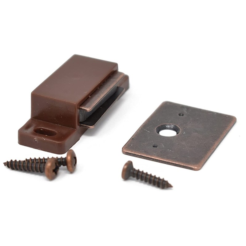 MPJ Single Magnetic Catches Brown/Antique Copper Retail Pack (2)