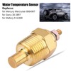 CYSFETENA Metal Water Temperature Sensor,Golden Coolant Temp Sensor,Accurate Temperature Sending