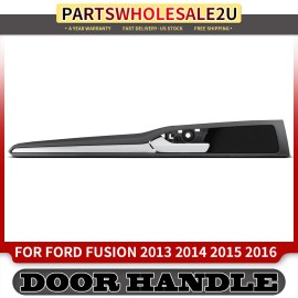 Rear Driver LH Side Silver & Gray Interior Door Handle for Ford Fusion 2013-2016