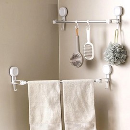 Multi-purpose towel rack and towel holder bathroom supplies