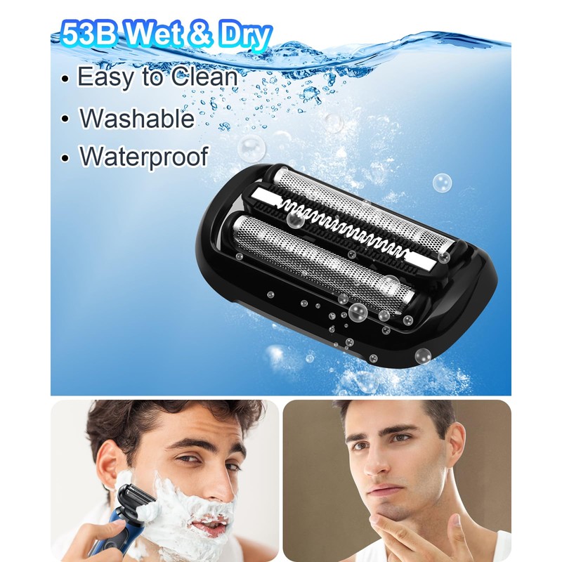 Series 5/6 53B Replacement Head Compatible with Bra*n Series 5/6
