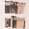 Cangzhou Mini Makeup Brushes: Single Eyeshadow, Eyeliner, and Eyelash Brushes Free Size/9 15ea