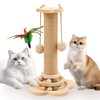 Xeticey Cat Scratching Post Multifunctional Sturdy Cat Scratcher for Indoor
