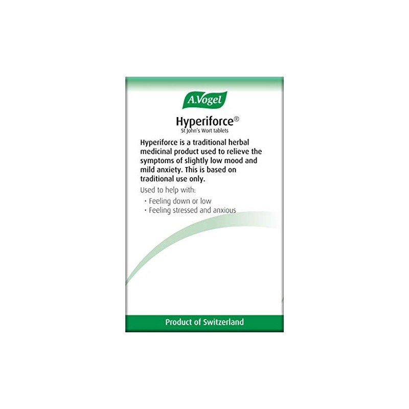 A.Vogel Hyperiforce St John's Wort Tablets | Relieves Symptoms of