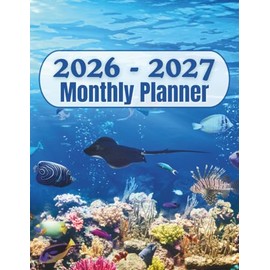 Two Year Monthly Planner: January 2026 through December 2027 with Inspirational Quotes and Holidays