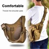 Durable Men Military Chest Shoulder Bag Pack for Travel Hiking