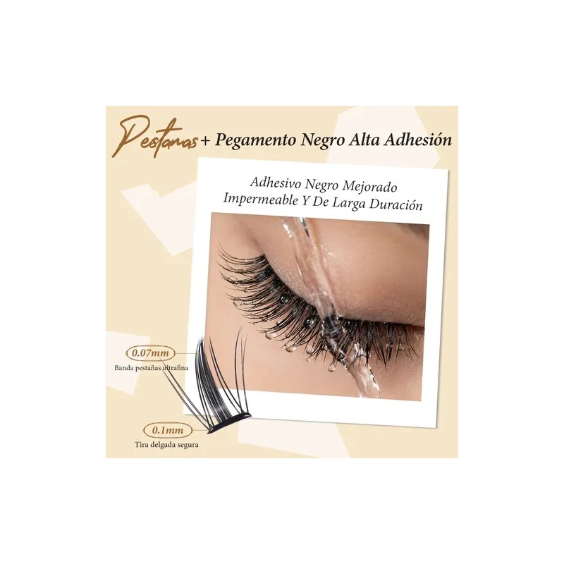 Luminlash Extensiones De Pestañas Sin Pegamento Con Pinza
