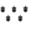 HEWI Replacement Brush Head Black (Pack of 5, Diameter 81