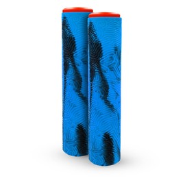 MGP MFX VIRAL Grind Grips - Stunt Scooter Handlebar Grips - Latex Free 180mm TPR Grind Grips Stunt Scooters and BMX Bikes (Blue/Black)