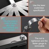 Stainless Steel Feeler Gauge Dual Marked Metric and Imperial Gap