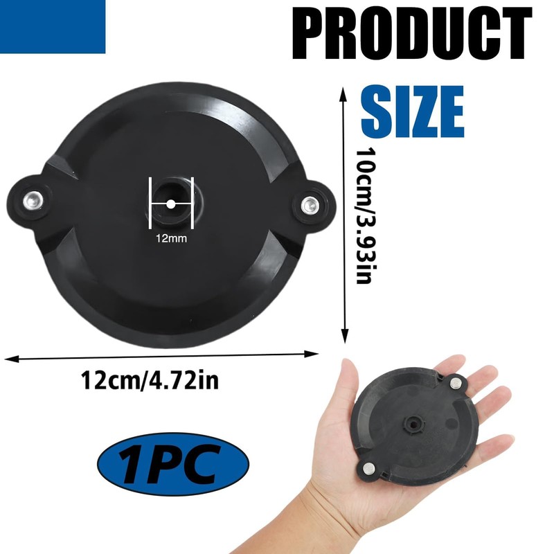 Replacement cutting disc with screw, edge cutting disc, cutting disc