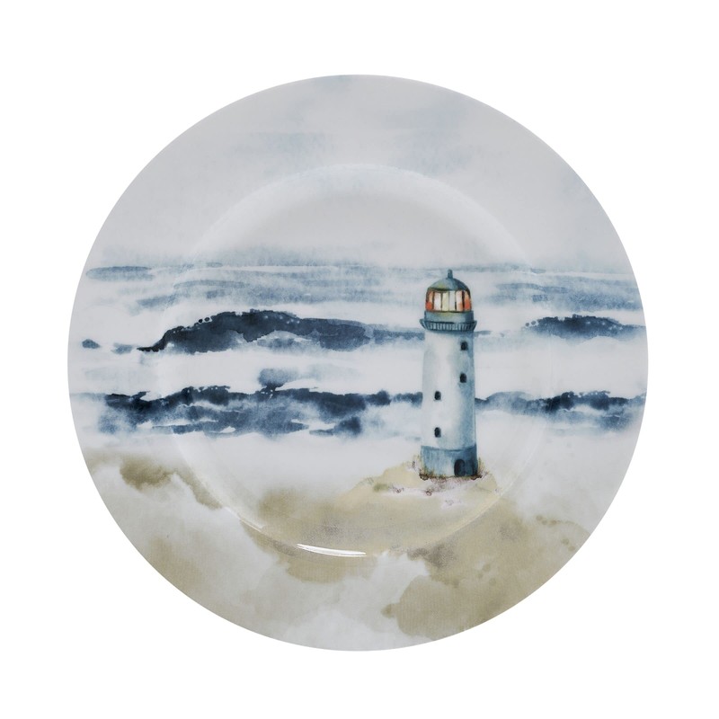 Mikasa Seaside Coastal Bone China Lightweight Chip Resistant 12 Piece