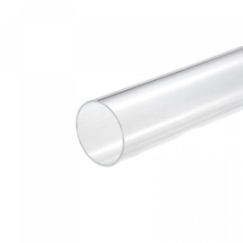 sourcing map Acrylic Pipe Clear Rigid Round Tube 47mm ID 50mm OD 10" for Lamps and Lanterns, Water Cooling System