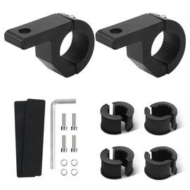 2 pieces work light holder universal, 19-32 mm light bar holder for front protection bar, off-road vehicle, car, truck, motorcycle