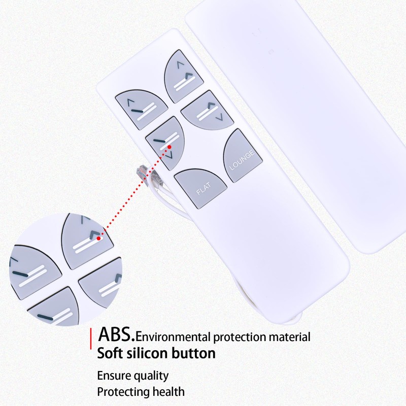 RYQIF Replacement Remote Control Intended for Serta Motion Esssentials 2