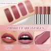 Nhg4 Piezas Pintalabios Mate, Barra De Labios Permanentehg