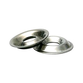 Stainless Steel Finishing Washers #6 Cup Washers - 100 Pieces Countersunk Finish Washer Stainless Steel Countersunk Washers #6 Finishing Cup Washers (# 6)