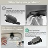 SEAMETAL Sunglass Holder for Car Visor Metal Sunglasses Clip, One-Hand