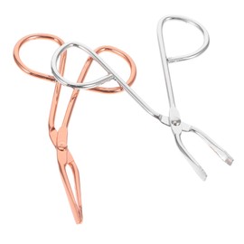 TOVINANNA 2PCS Stainless Steel Eyebrow Scissors Tweezers Precision Eyelash Tool for Grooming Eyebrow Shaping Lightweight Portable Beauty Accessories