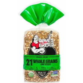 DAVE's KILLER BREAD ORGANIC 3 PK of DAVE'S KILLER BREAD - BOTH 21 WHOLE GRAINS & SEEDS    THEIR #1 SELLER!!