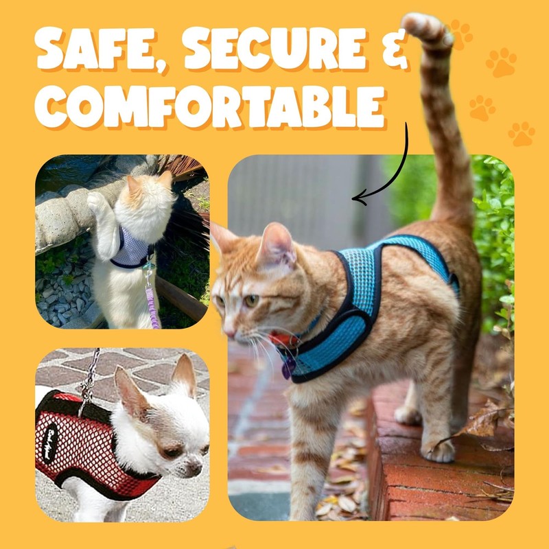 Bark Appeal Netted Wrap N Go Harness - Pink, Medium