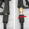 M22 x 14mm Brass Pressure Washer Swivel Joint Anti Twist