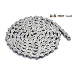114 Links Bike Chain Single Speed, Bicycle Chain 1/2x1/8 Inch, Special Steel for Road, Mountain, Racing, Cycling