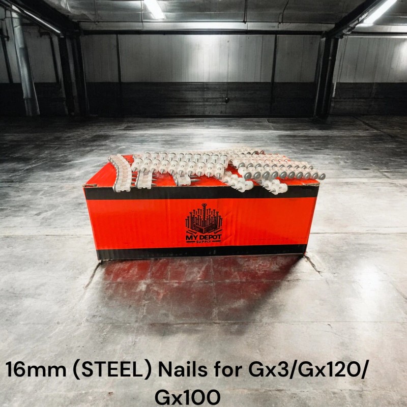 For Hilti Gx Series 1000x collated STEEL nails 16mm-for Hilti