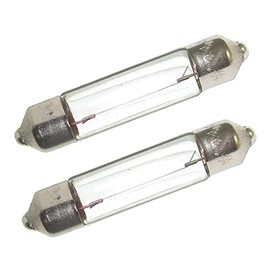 Perko Double Ended Festoon Bulbs - 12V, 10W.74A - Pair