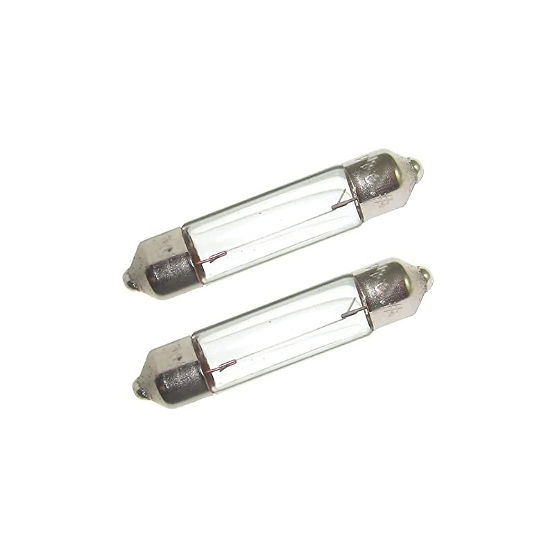 Perko Double Ended Festoon Bulbs - 12V, 10W.74A - Pair