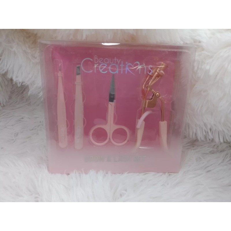 Beauty Creations - Kit De Cejas Y Pestañas Rosa Pastel
