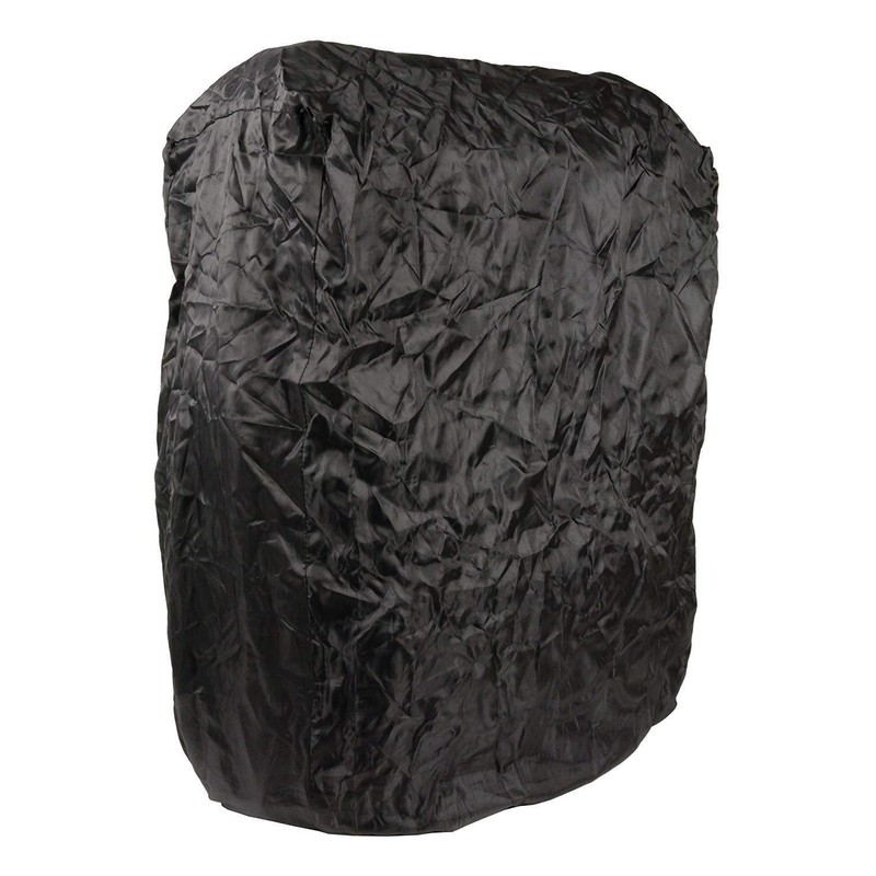 Milwaukee Leather SH66301ZB Black Medium Braided Zip-Off PVC Throw Over