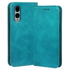 Arrows We2 F-52E Case, Notebook-type, FCG02 Compatible, PU Leather, Abrasion Resistant, Shockproof, Full Protection, Magnetic, Stand Function, Card Storage, Good Texture, Black, TPU, Green
