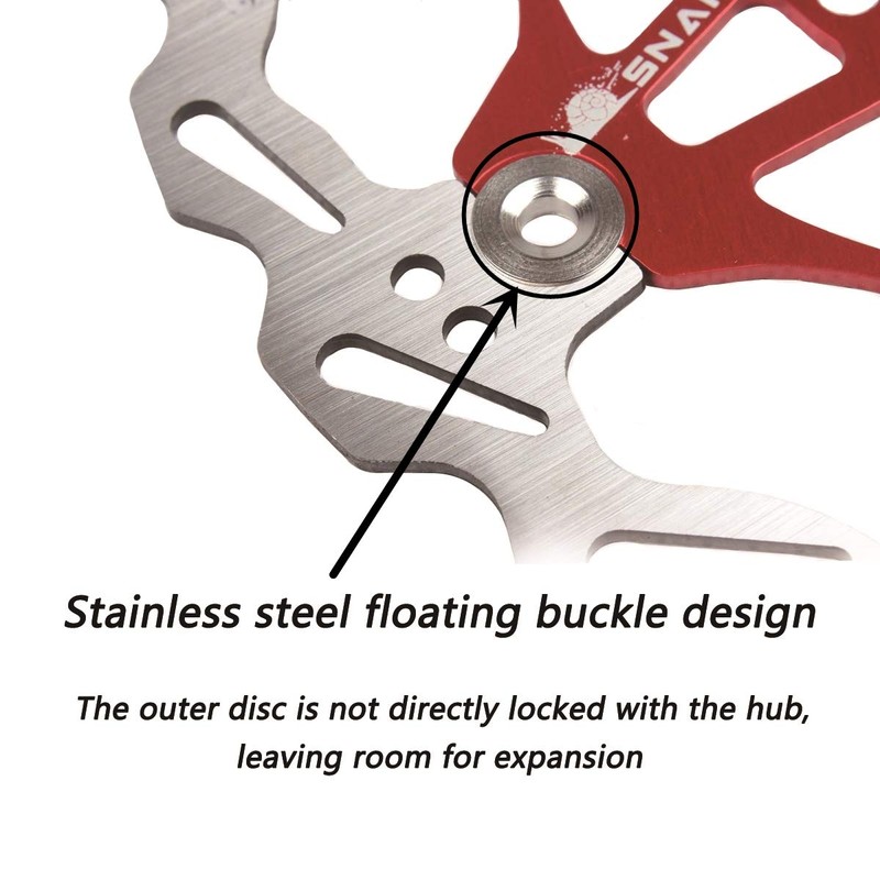 Newgoal Bicycle Disc Brake Disc, 180mm Bicycle Brake Disc Mountain