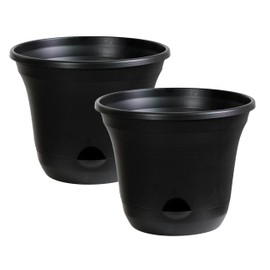 San Marino Lazy Planters - Self Watering Planter - Large Planter - Indoor & Outdoor (2 x 25cm)