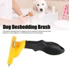 Dog Deshedding Brush Reduce Loose Hair Safe Professional Large Pet