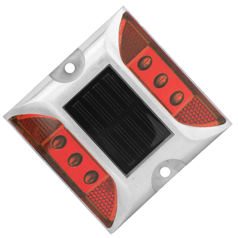 LED Solar Power Ground Marker Lights Waterproof Outdoor Driveway Road