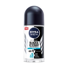 NIVEA Antiperspirant Black & White Invisible Fresh Roll-On 50 ml